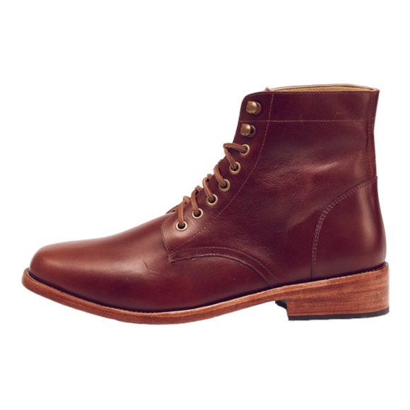 NISOLO Lockwood Trench Boots in Brandy main image 4